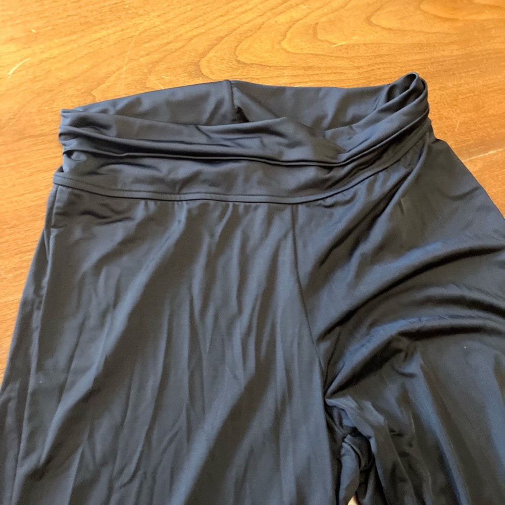 Cabana Life Wide Leg Pants/ Nylon and Spandex Blend/ Size Small/ Black - Picture 3 of 7